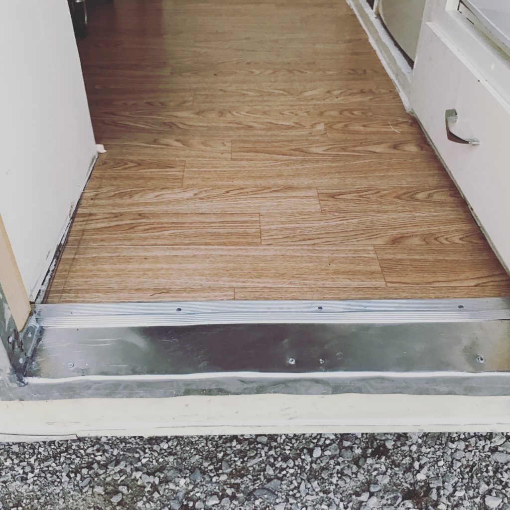 Vintage Camper Threshold Replacement