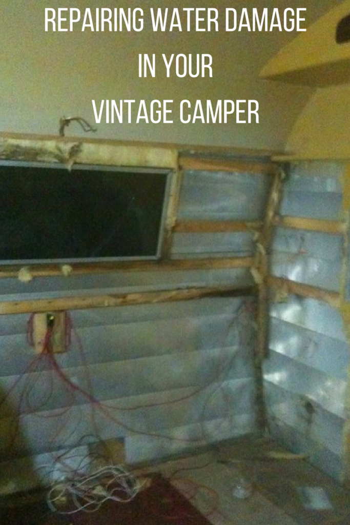 Vintage Camper Water Damage Repair Steps To Expect