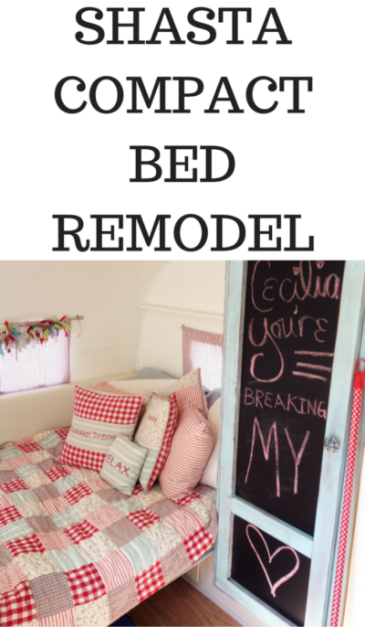 Shasta Compact Bed Remodel- One Full Size Bed