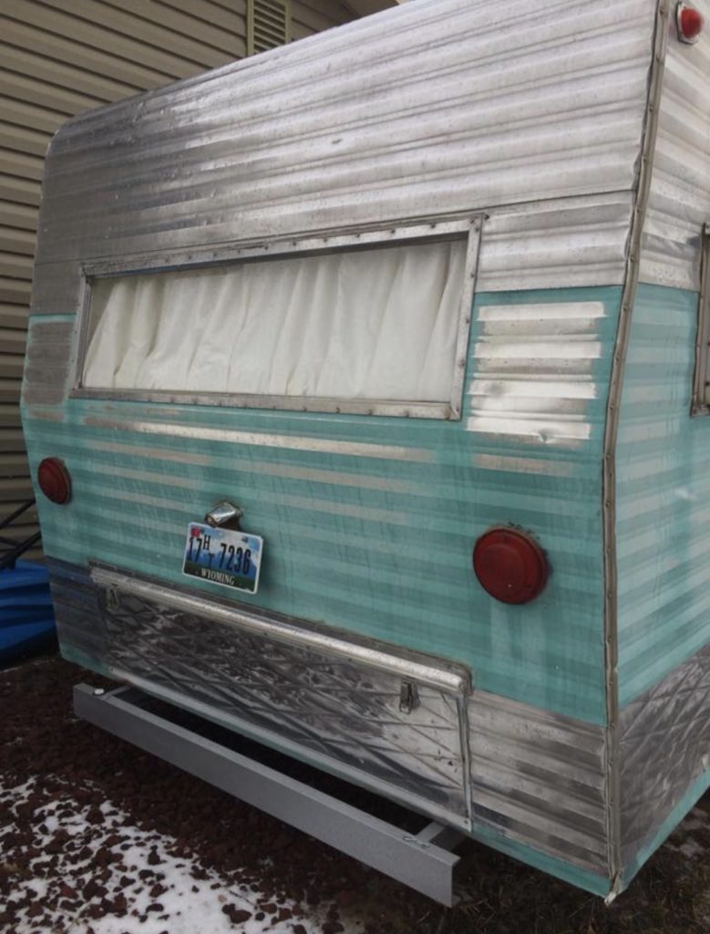 vintage travel trailer