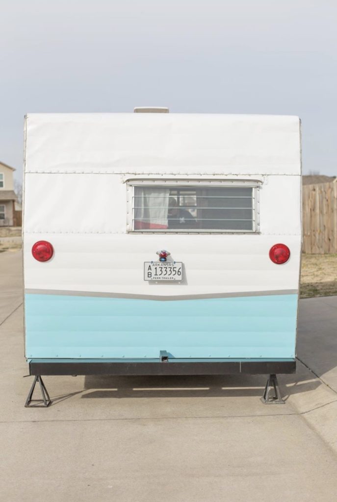 restored Shasta trailer