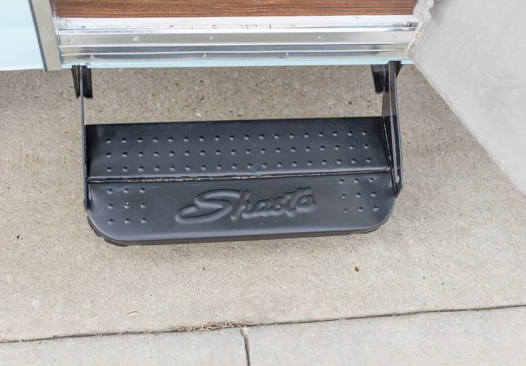 Shasta trailer step