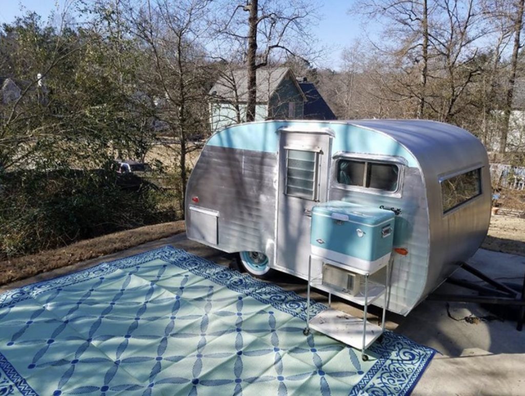 remodeled vintage trailer