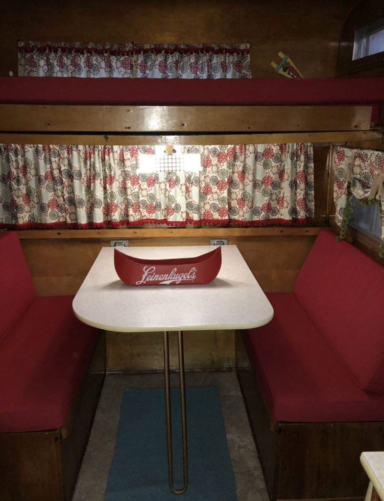 vintage camper dinette