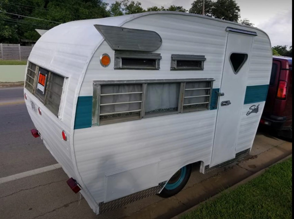 vintage trailer in texas