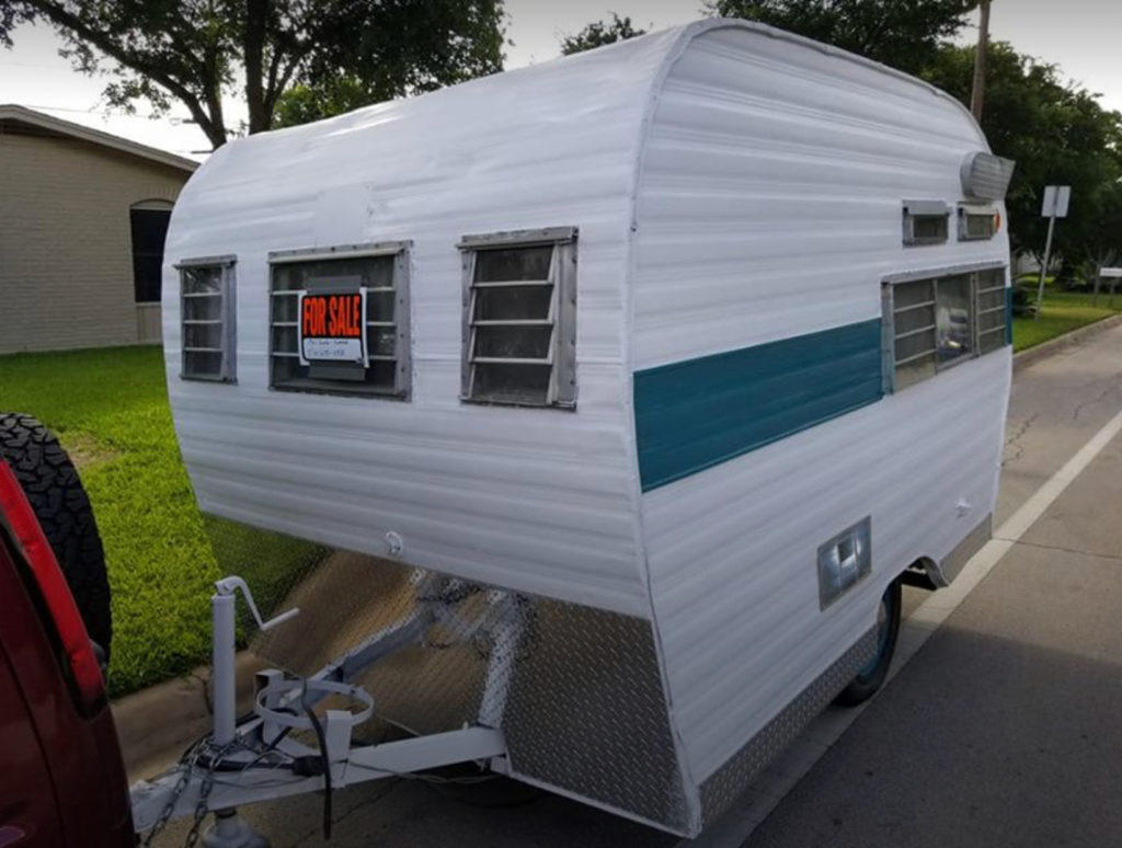 vintage trailer with wings