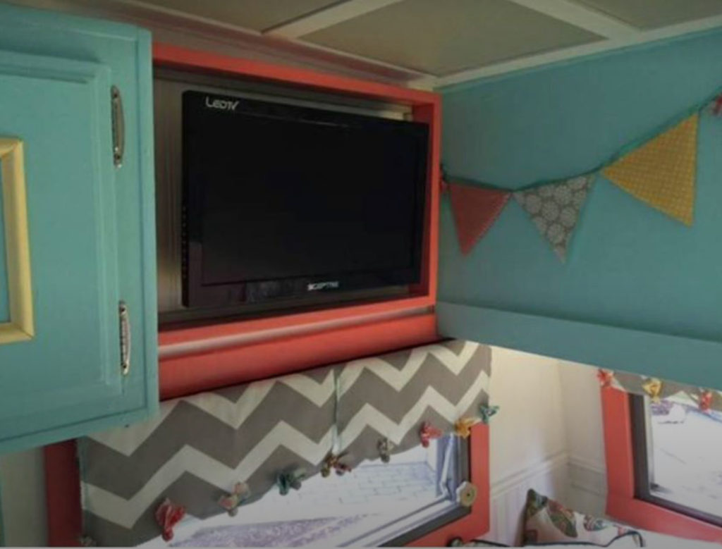 vintage camper interior