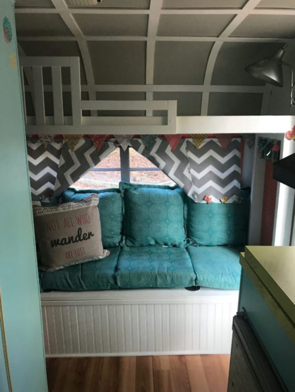 vintage camper bunk