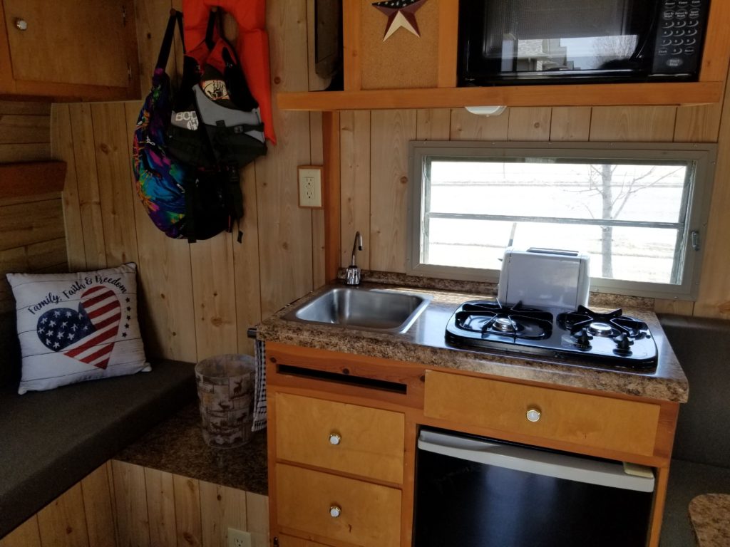 interior vintage camper